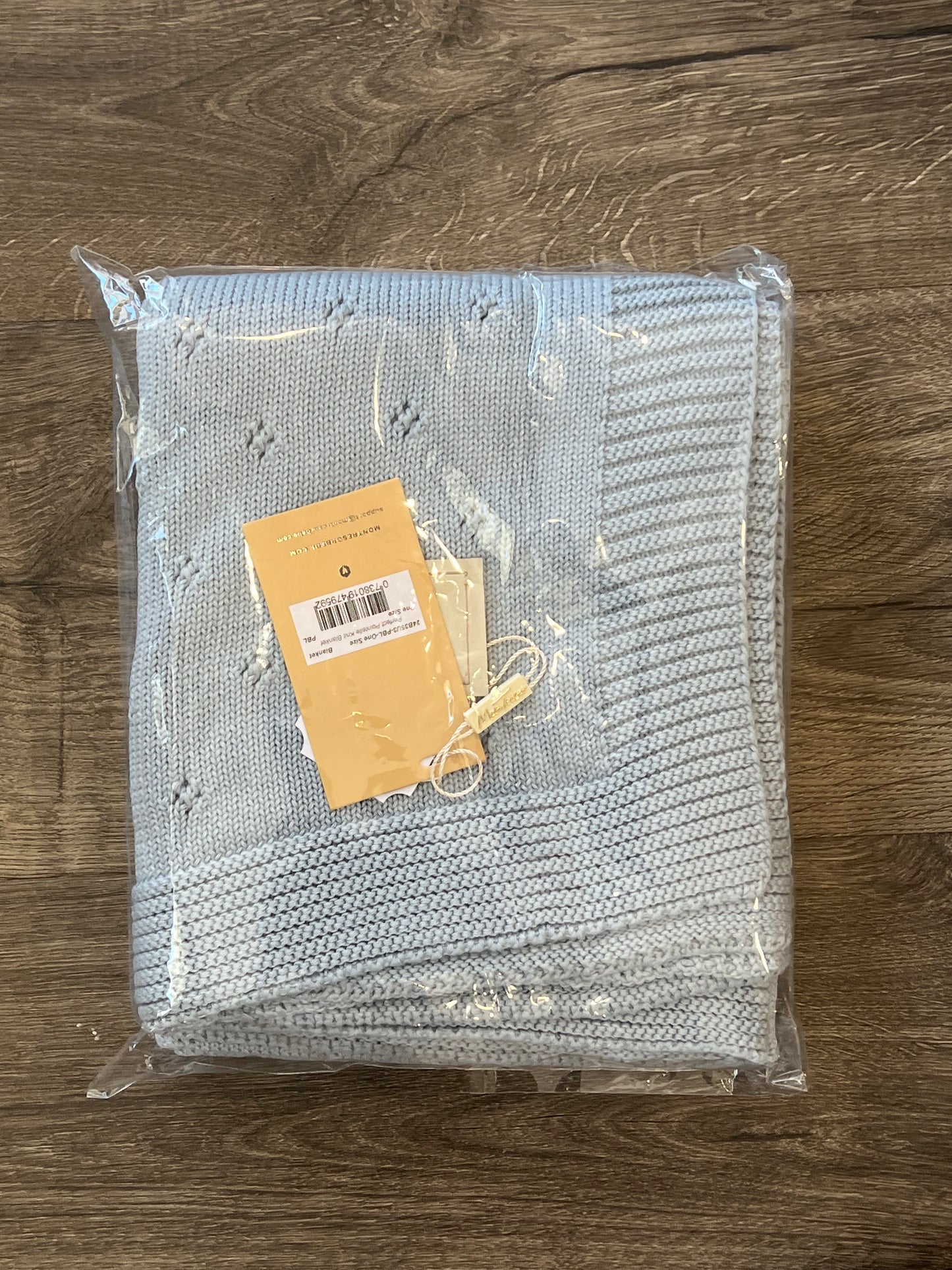 Perfect Pointelle Knit Blanket