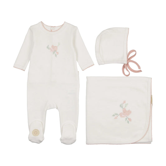 Heirloom Blossom Layette Set