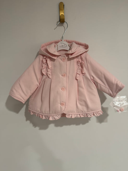 Pink puff coat