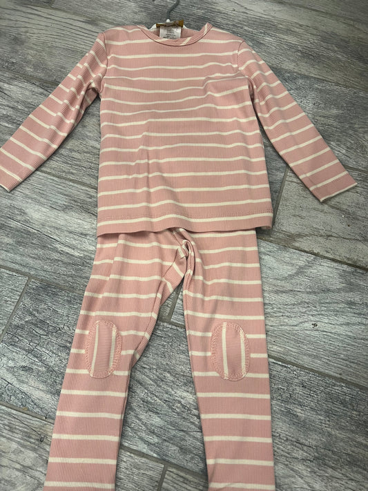 Pink stripe PJ set