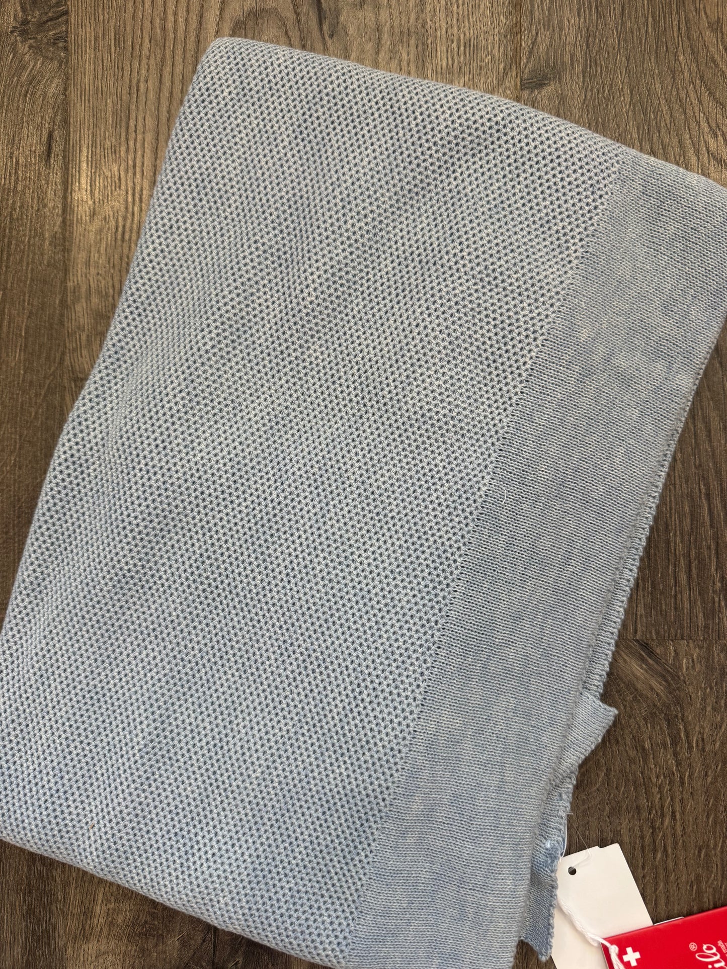 Frilo Blue Knit Blanket