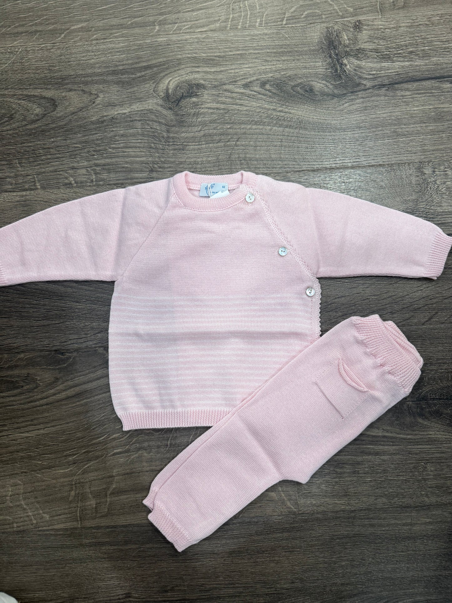 Frilo Baby Pinstripe Knit Set