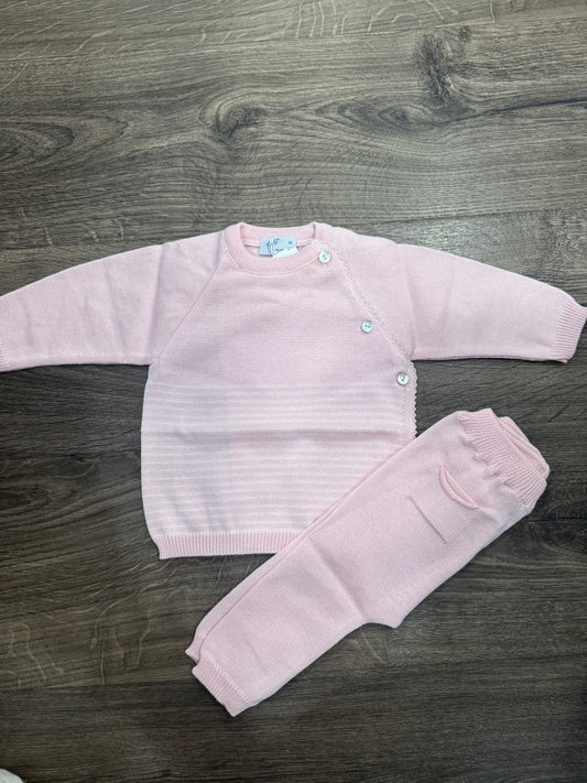 Frilo Baby Pinstripe Knit Set