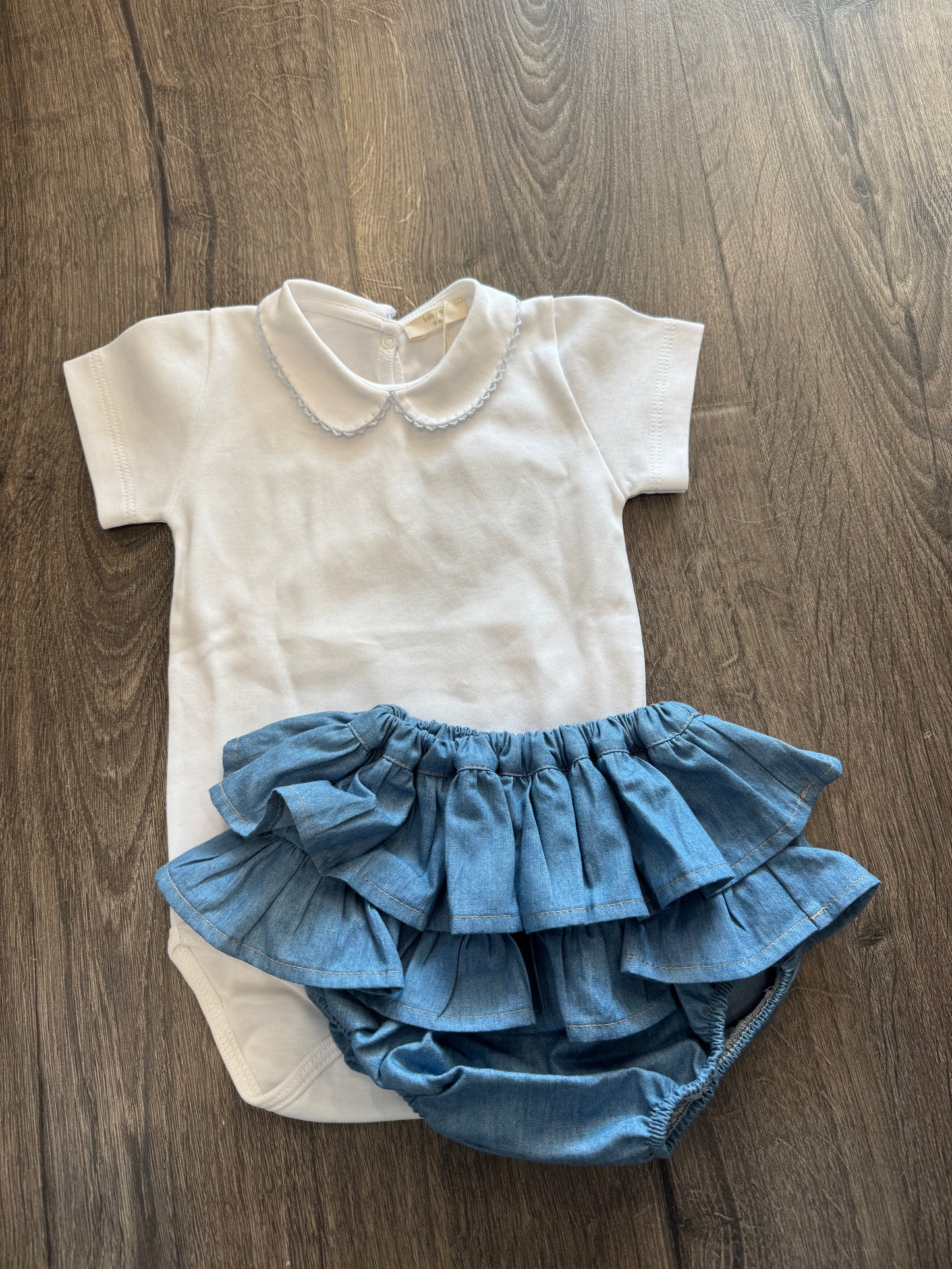June Denim Bloomer Set