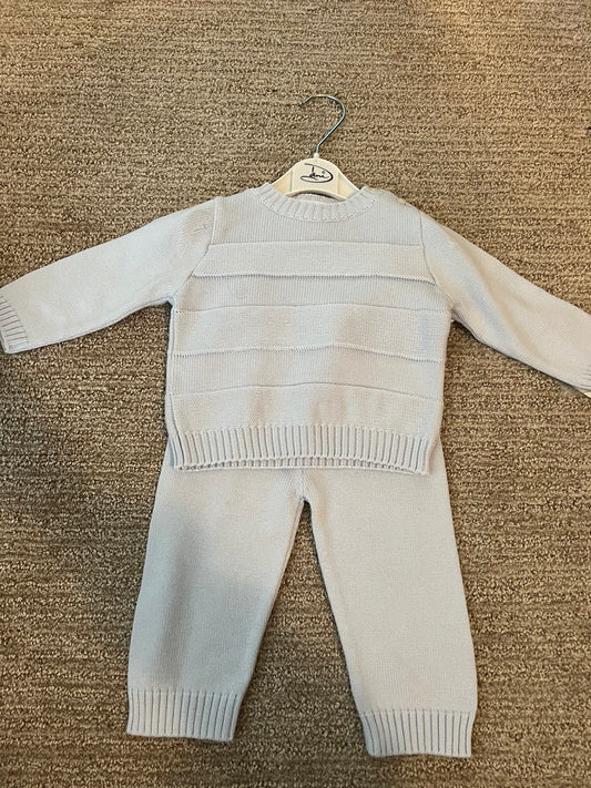 The baby blue knit set