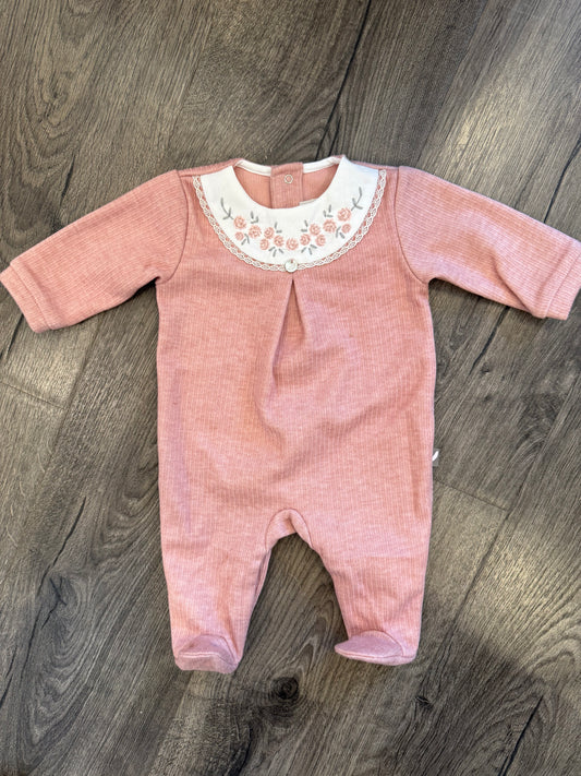 Poppy Bib Collar Footie