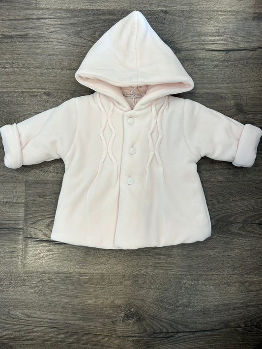 Adele Velour Hooded Jacket
