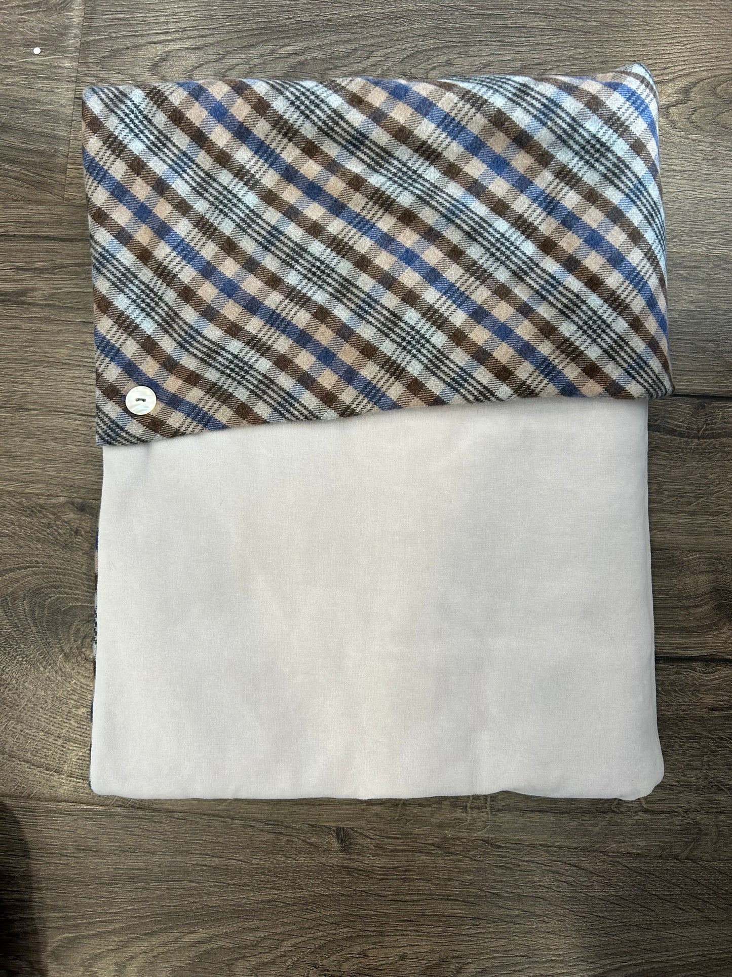 Raymond velour Plaid Blanket