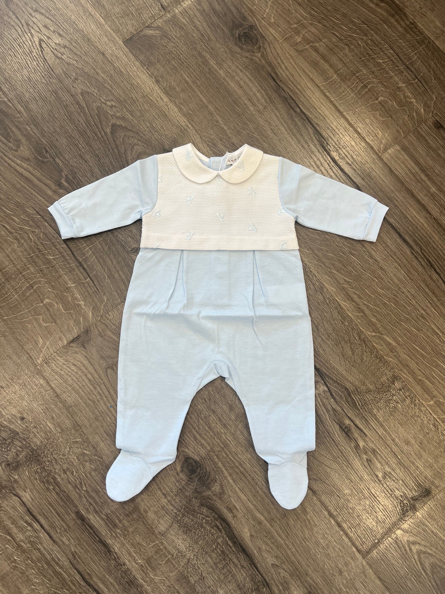 Boys Sweet Sailboat Footie