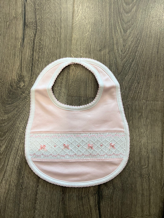 Amelia's Classics Solid Smocked Bib
