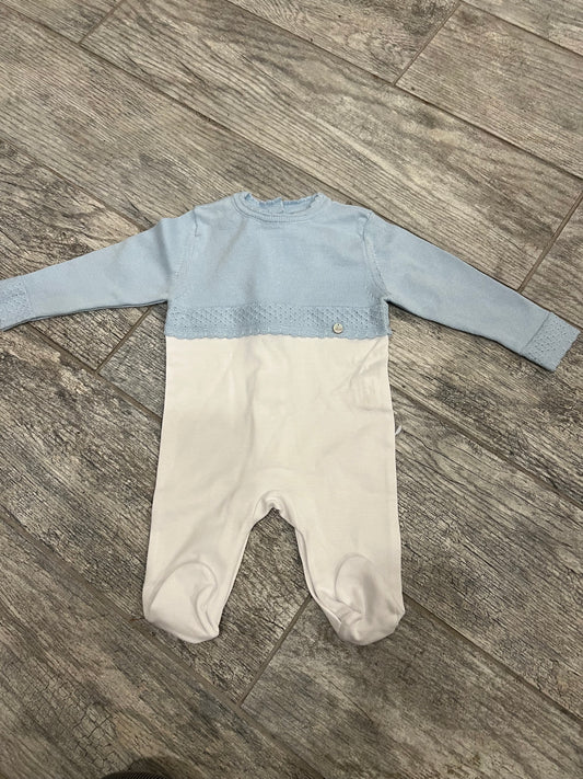 Top knit footie