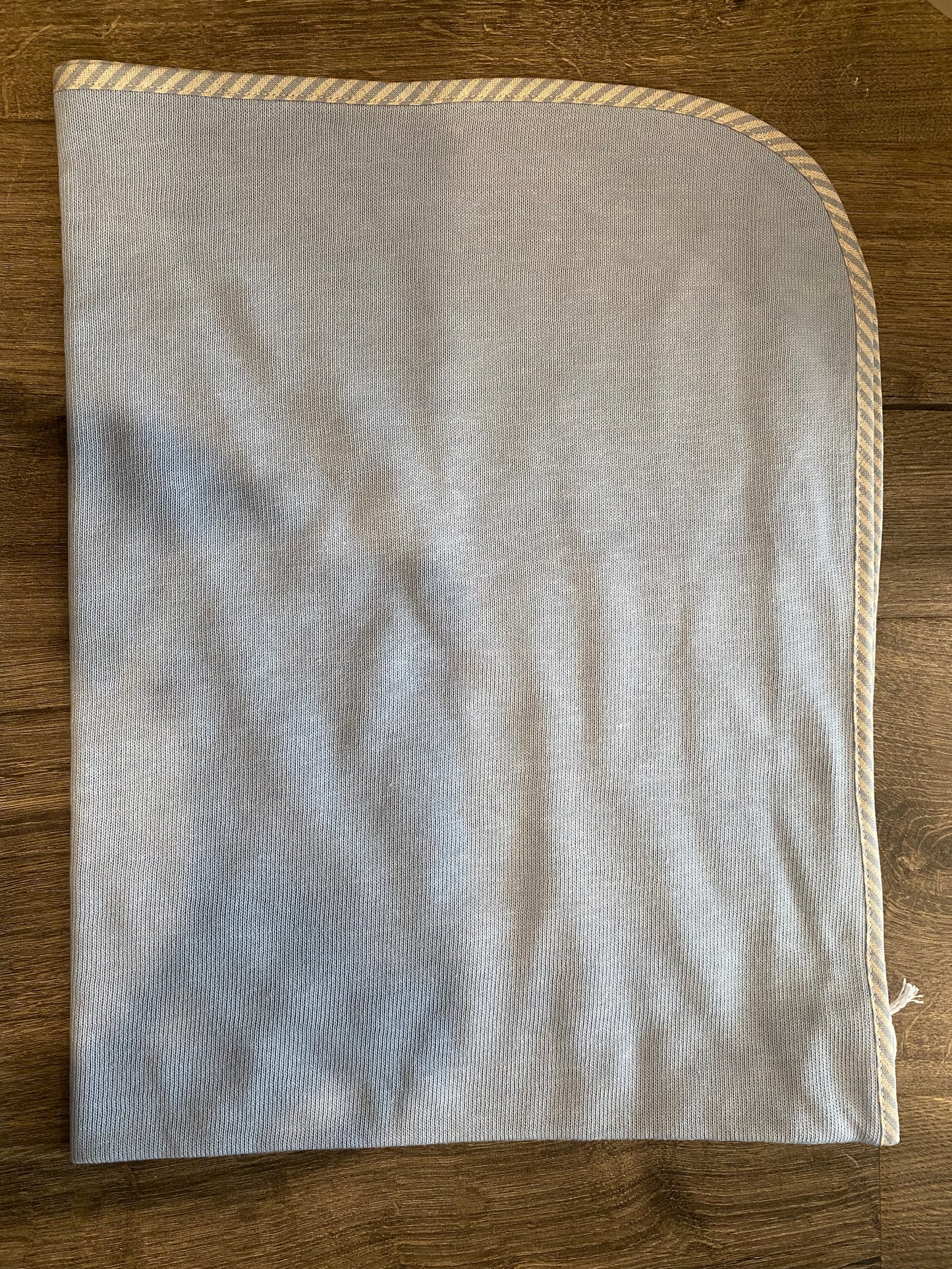 Noah Blue Knit Blanket