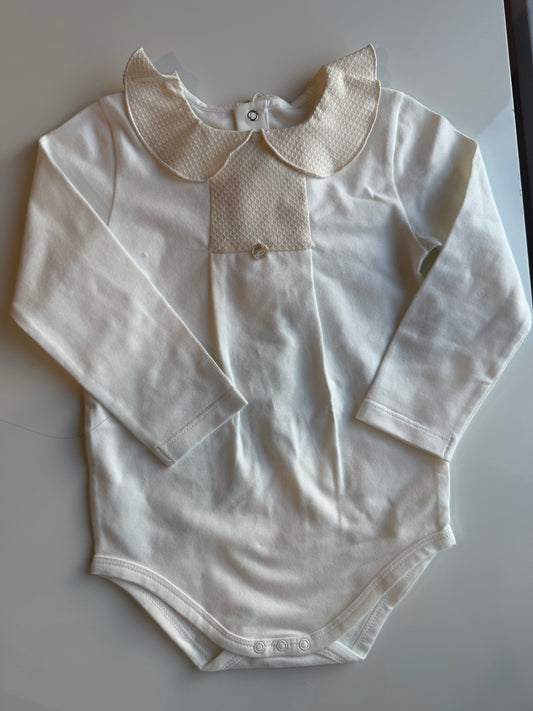 Logan Textured Collar Onesie
