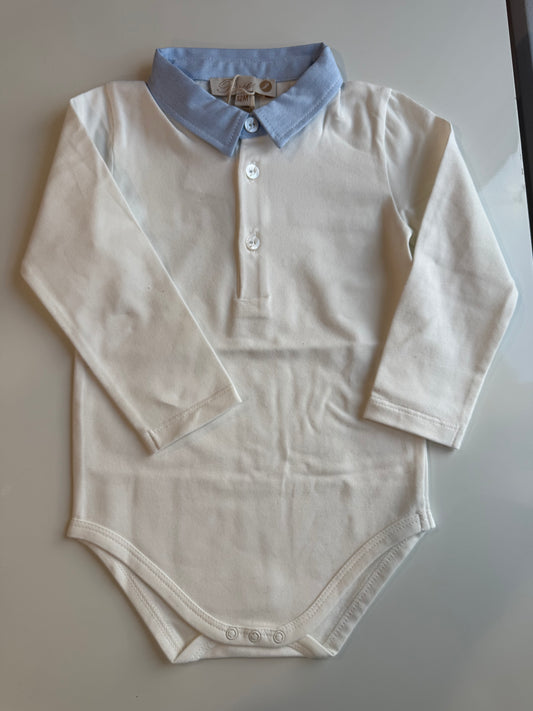 Asher Twill Collar Onesie