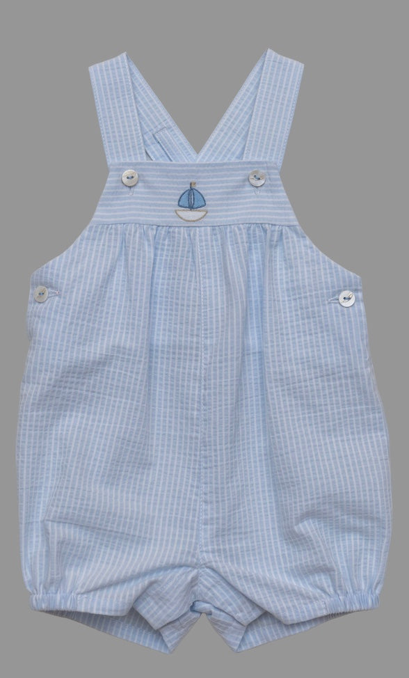 Blue Sailboat Overalls