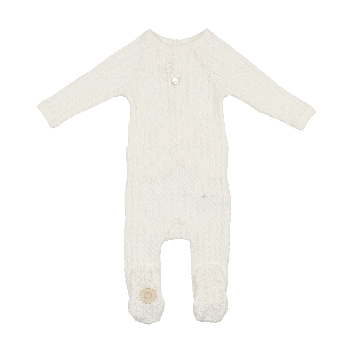 Cable Knit Footie
