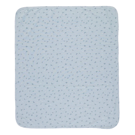 Lou Blanket Blue Leaf Whisper One Size