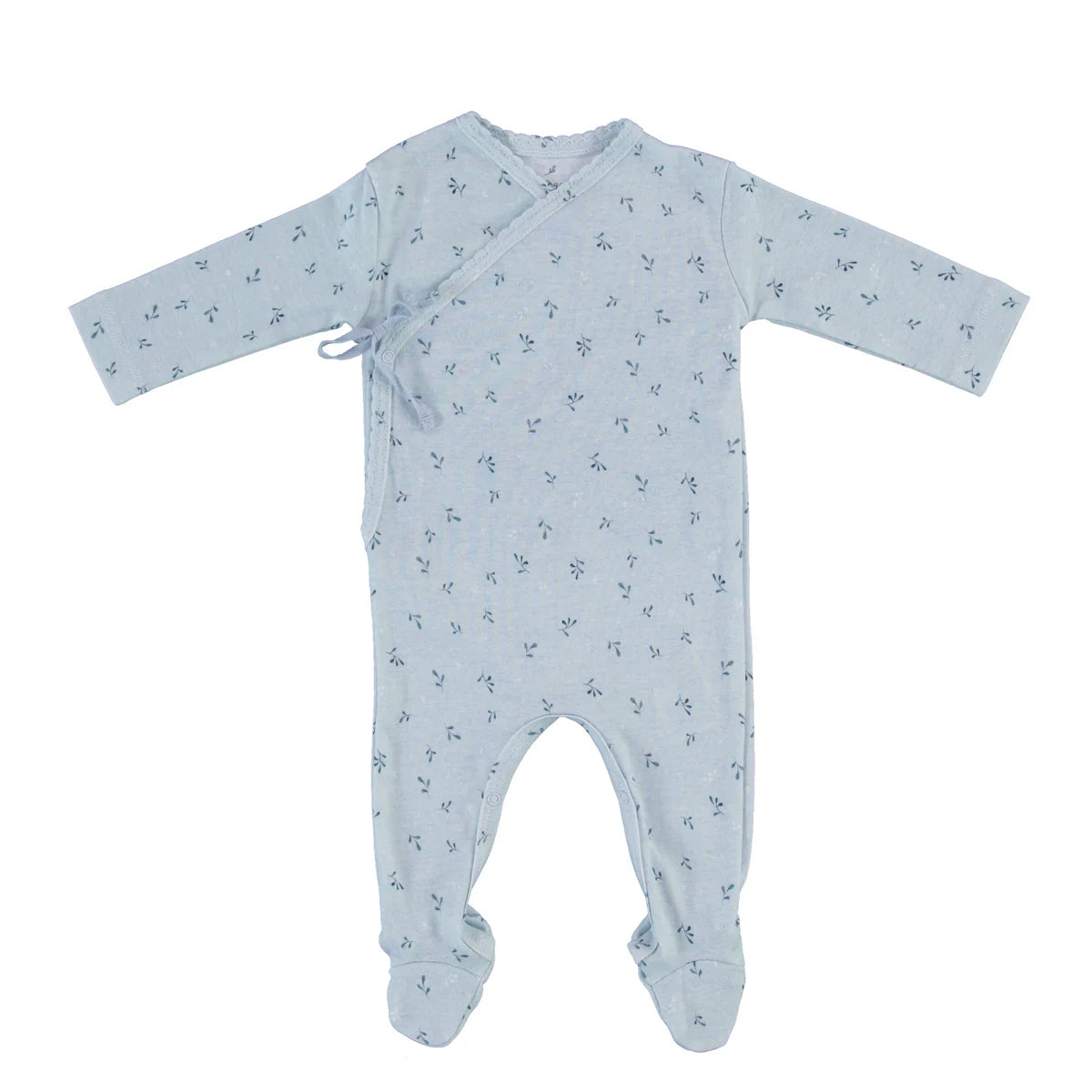 Lou Wrap Overall Leaf Whisper New Born