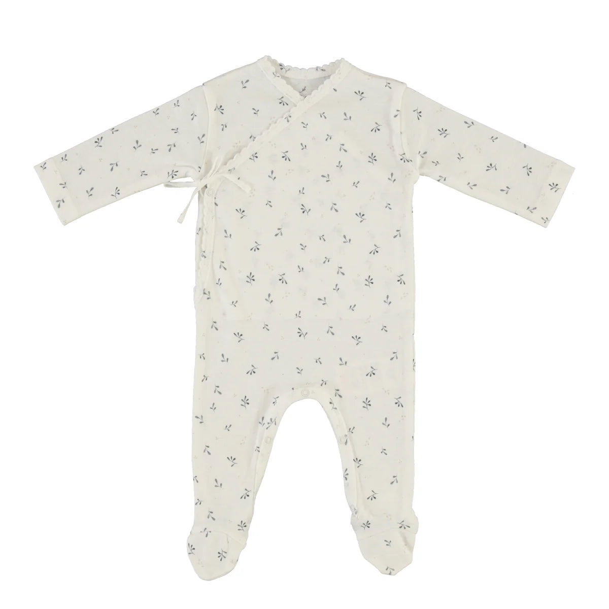 Lou Wrap Overall Leaf Whisper New Born