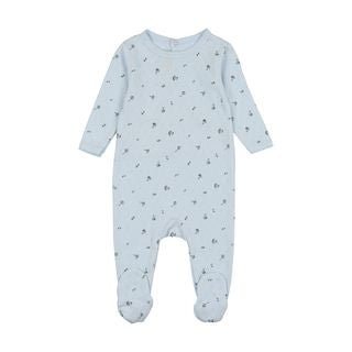 Pointelle Posies Footie