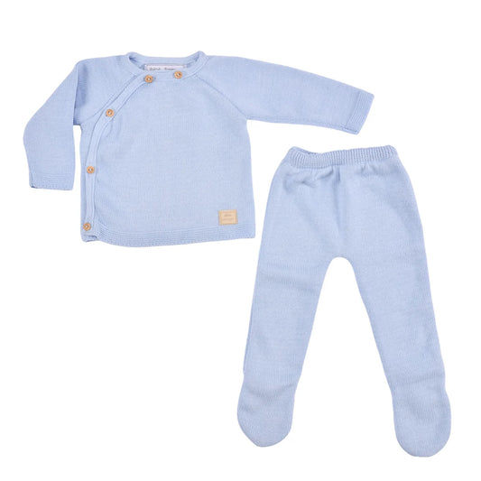 PETIT SWEENY | Pink Organic Cotton Knit Set