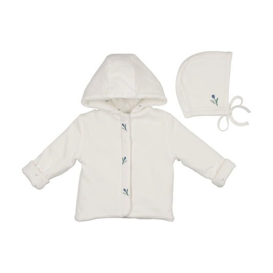 Plush Print Boys Jacket Gift Set