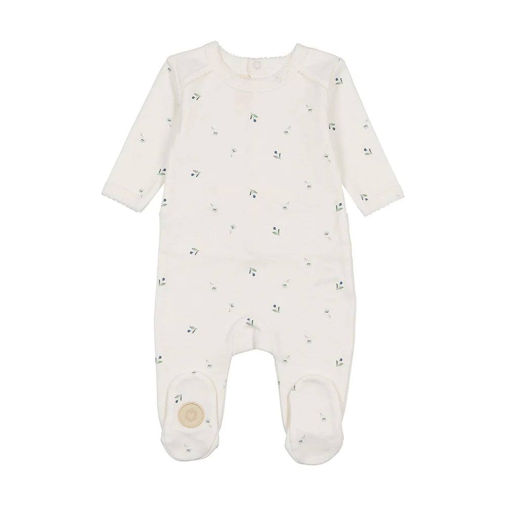 Plush Print Boys Footie