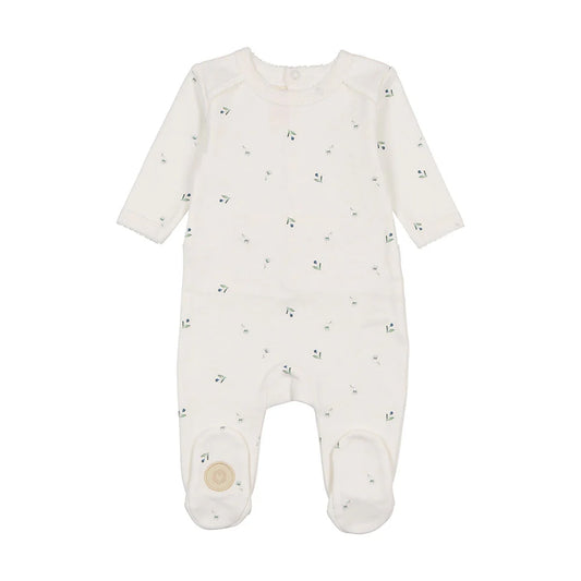 Plush Print Boys Footie