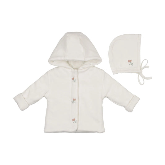 Plush Print Girls jacket Gift Set