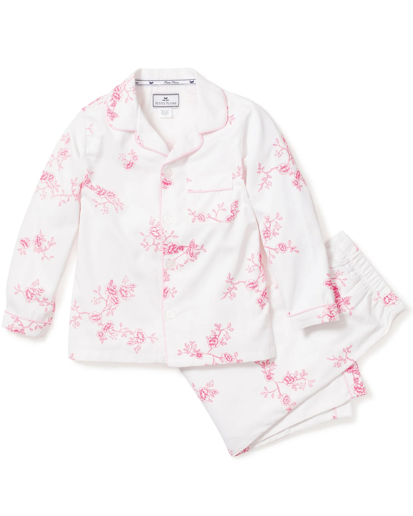 Womans English Rose floral pajama set