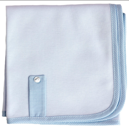 Vichy Cotton Receiving Blanket (26'*26')