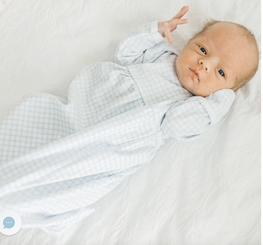 Peek-A-Boo Wishes Gown - Light Blue