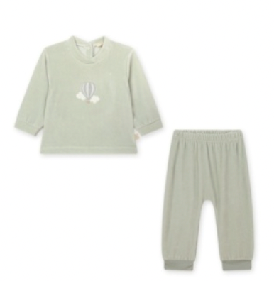 Air Balloon 2PC Velour Set w/o feet