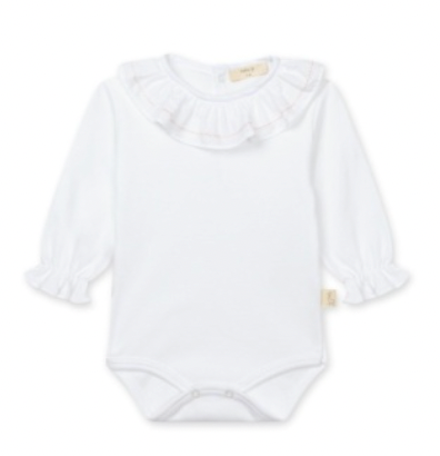 Onesie With Ruffled Collar