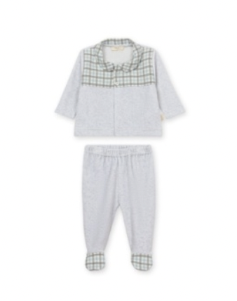 Hazel Velour 2PC Set w/Feet