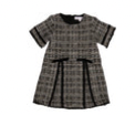 GINA Dress | Black Tweed