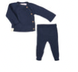 Boys Navy Blue Knitted Trousers Set (2)