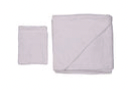 CLASSIC | Cotton Hooded Towel & Mitt Set with Lace Detailing