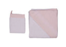 CLASSIC | Cotton Hooded Towel & Mitt Set with Lace Detailing