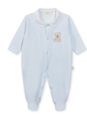 Sweet Teddy Cotton Footie (Front Opening)
