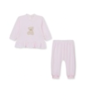 Sweet Teddy 2PC Velour Set w/o Feet