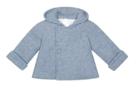 Denim Hooded Coat