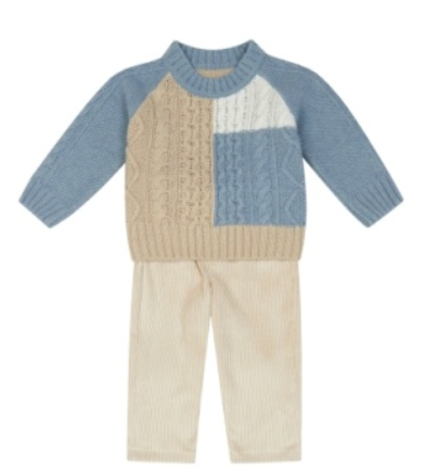 Romeo Sweater and Corduroy Pants Set