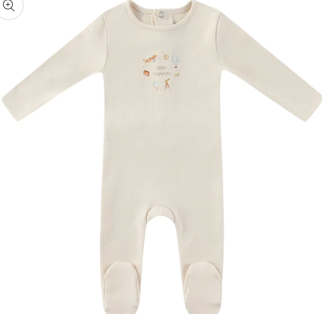 Ivory Little Explorer Footie