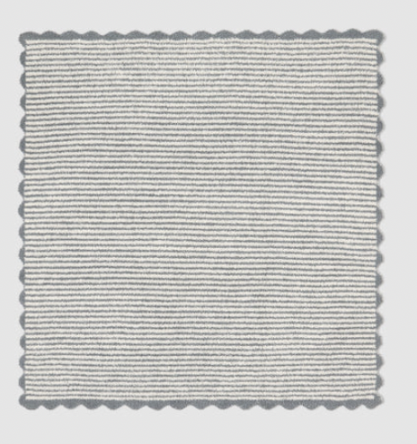 CozyChic Stripe Scallop Receiving Blanket