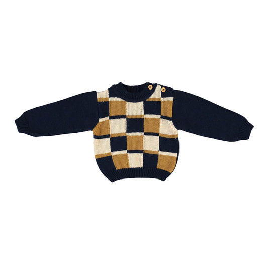 Silas Baby Sweater Patchwork