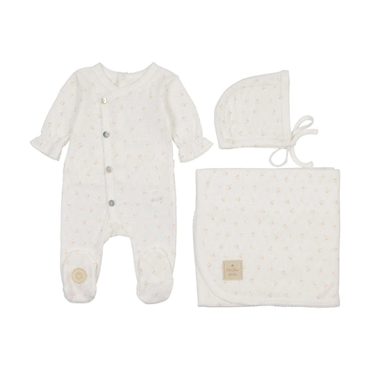 Spray of Cherries Layette Set