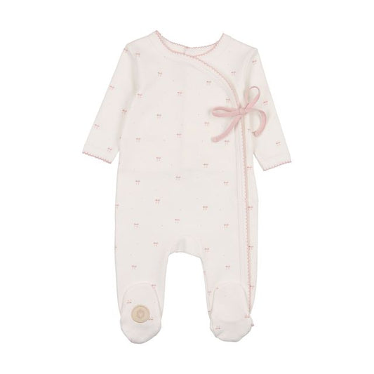 Bow Dots Wrap Footie