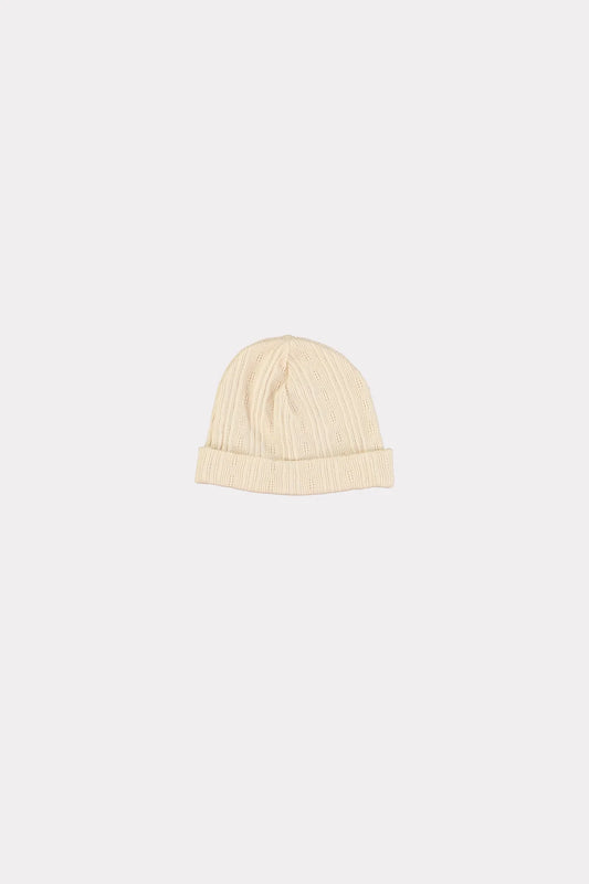 Bebe Hat Natural Pointelle