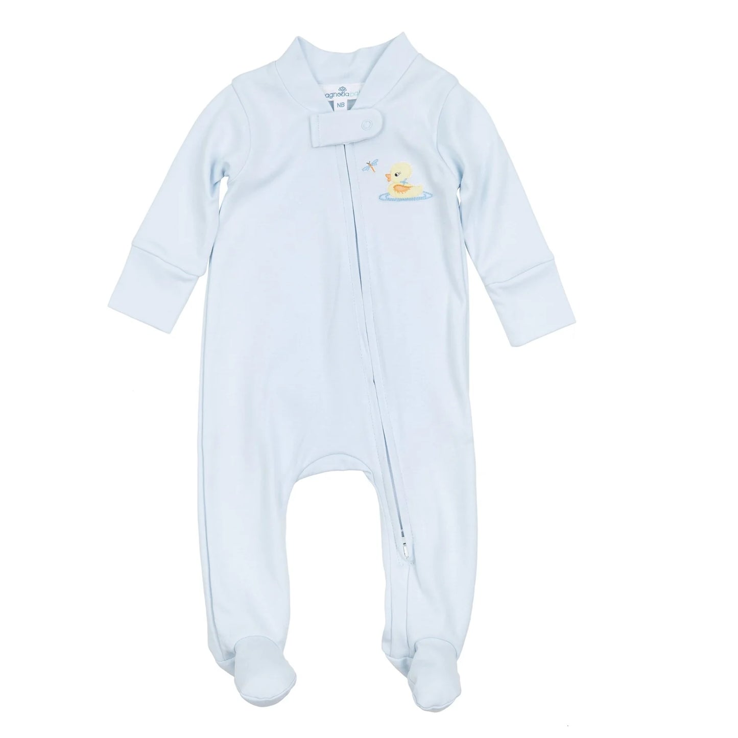 Darling Ducklings Zipper Footie